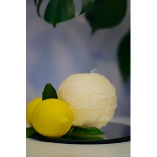 Candiora Candles–Spiralförmige Duftkerze im einzigartigen Spiral-Design–Handgemacht,langanhaltender Duft–Aromatherapie,Wellness,Deko&perfekte Geschenkidee zu Weihnachten (Gelb, Limon Sandalwood)