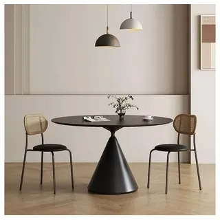 360Home Runder Esstisch Ø 130 cm schwarz