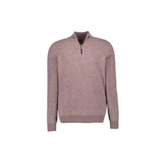 bugatti Herren Pullover braun Baumwolle meliert, braun, Herbst/Winter 2025/2026