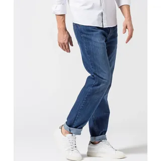 5-Pocket-Jeans BRAX "Style COOPER DENIM" Gr. 34, Länge 32, blau Herren Jeans 5-Pocket-Jeans
