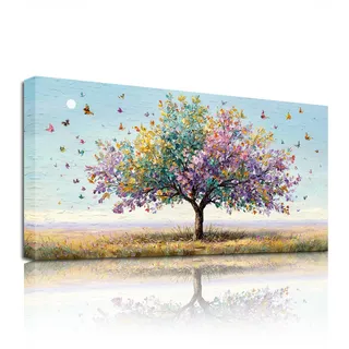 serimino Baum Leinwand 59x119 cm