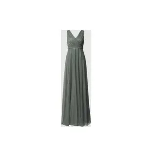 TROYDEN COLLECTION Abendkleid Glitzer-Look Grün 36