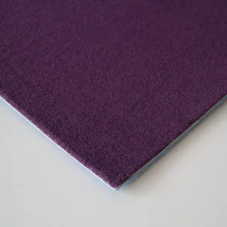 Steffensmeier Velours Teppichboden Verona Meterware | Auslegware für Kinderzimmer Wohnzimmer Schlafzimmer | Aubergine, Größe: 100x500 cm