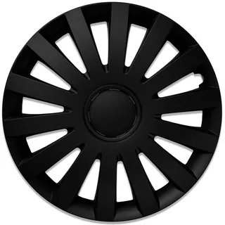 Albrecht Radkappen 17 Zoll schwarz matt Wind Radzierblenden 4er-Set