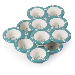 Wisenvoy Muffinform, Cupcake-Form, Keramik, Muffinform, Cupcake-Form, Popover-Pfanne, antihaftbeschichtet, 6 Cupcake-Bleche