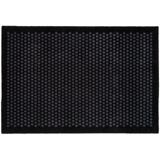 tica copenhagen - Dot Fußmatte 90 x 130 cm, schwarz / grau