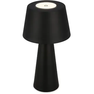 LED Akku-Tischleuchte Ø16,5 cm 3,5W 400lm schwarz