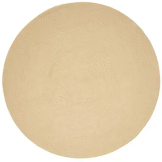 Homescapes Wendeteppich rund 120 x 120 cm Beige