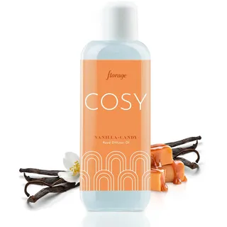 florage Raumduft Nachfüllflasche 500ml VANILLA CANDY für Reed Diffuser Duftstäbchen, Aroma Nachfüller für Stäbchen, Nachfüllpack für Lufterfrischer zum nachfüllen, Raumerfrischer refill