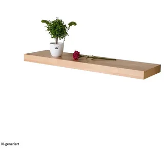 Hti-Living Wandregal 120 cm Bücherregal 120 x 0 x 0 cm Beige