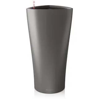 LECHUZA Delta 30 Komplettset 30 x 30 x 56 cm anthrazit metallic
