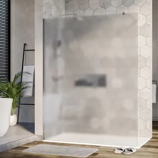 Bernstein Walk-In-Dusche 150 x 200 cm EX101 Milchglas 10 mm