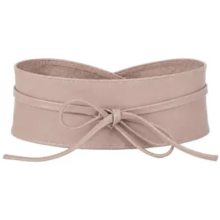 Adel Bags Taillengürtel Damen Bindegürtel Echtleder Obi Taillengürtel breit viele Farben Echtleder, Bindegürtel, Obi-Gürtel, weiche Velours-Innenseite rosa
