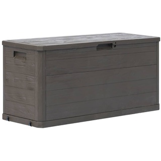Ergonomische® Mülltonnenbox Best & Klassische Garten-Aufbewahrungsbox 280 L Braun Gartenboxen,Stahl Universalbox HOMMIE
