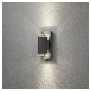 Konstsmide Außenwandleuchte Aluminium 22,5 cm 2xGU10 anthrazit