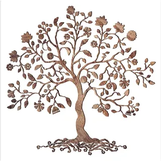 Baum des Lebens Küche, Wohnzimmer, Büro, Schlafzimmer Wandstickers, Wandtattoo, Decals von AG Design 30 x 30 cm | SSA 3892