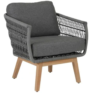 Brafab Kenton Gartensessel 80 x 80 x 81 cm grau 1 St.