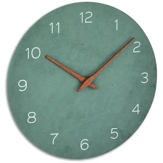 TFA Analoge Wanduhr 29,0 cm 60.3054, jadegrün