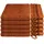Waschhandschuh 16 x 22 cm orange 5 St.