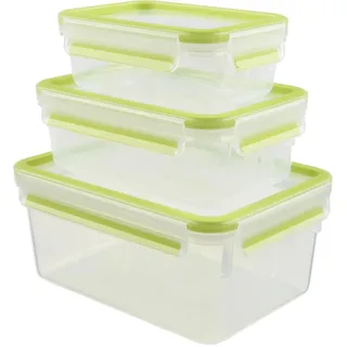 Emsa Frischhaltedosen-Set grün 0,55 l, 1 l, 2,2 l 3-teilig