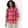 Flanell-Bluse rot 42