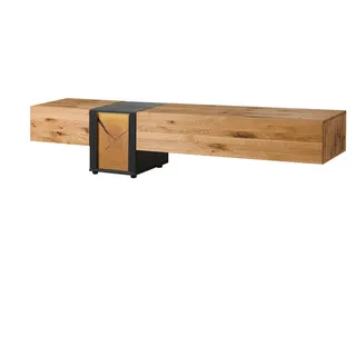 MASSIVMOEBEL24.DE KITZBÜHEL Lowboard 250x52x52 cm Natur Geölt/Lackiert Holz