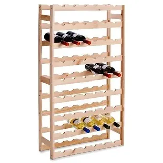 Zeller Weinregal 54 Flaschen 0 x 0 x 0 cm Beige