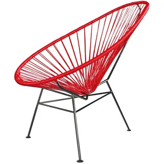 Stuhl Acapulco Chair Acapulco Design Bespannung rot, 70x92x95 cm