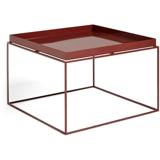 Hay Tray Table Large Beistelltisch, Stahl, Chocolate HIGH Gloss, 35cm