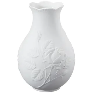 Kaiser Porzellan Vase Rosengarten 18 cm Weiß