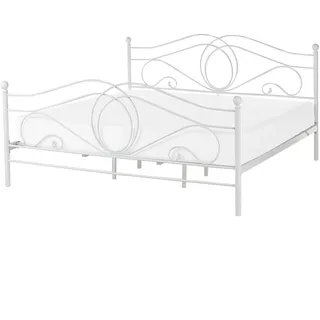 Beliani Lyra 180 x 200 cm Weiß