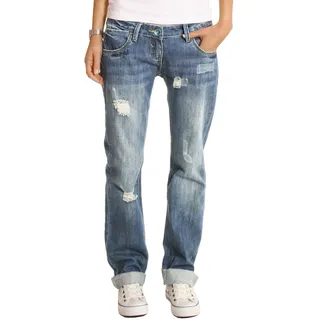 bestyledberlin Damen Jeans Hosen, Baggyjeans, Damen Boyfriendjeans, Hüftjeans j1z 40/L - L