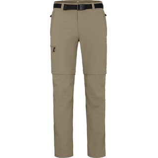 Bergson Zip-off-Hose BAKER ZIPP-Off Herren Wanderhose, vielseitig, pflegeleicht, Normalgrößen, beige beige