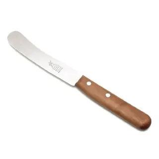 Frühstücksmesser Buckelsklinge von Windmühlenmesser Birnenholz (rostfrei)