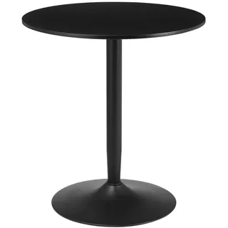 Homcom Esstisch Ø 70 cm schwarz