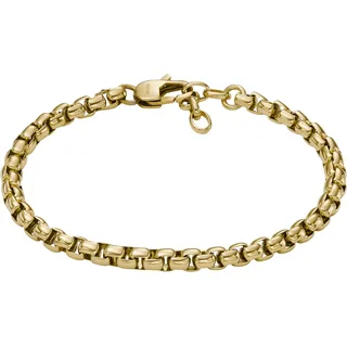 Fossil All Stacked Up Armband Edelstahl goldfarben JF04561710 Größe 20 cm