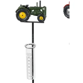 formano Gartenstecker Sommerzeit mit Glas, Grün, Traktor, H: 90cm grün