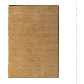Steffensmeier Wollteppich Nomade, Rechteckig, Gabbeh, 100 % Schurwolle gelb 130 cm x 190 cm