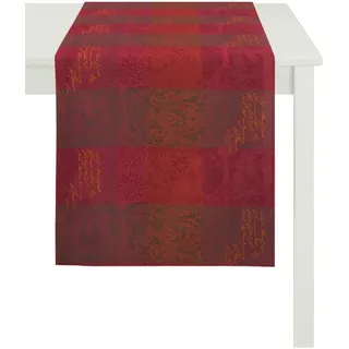 Apelt Tischläufer Basic 3042 48x135 cm | rot - rot