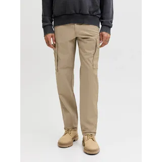 JACK & JONES Cargohose Relaxed Fit Crockery 30 34