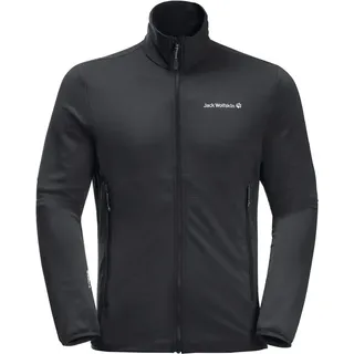 Jack Wolfskin Herren DNA Stretchgewebe Warm in Fleece Pullover - Phantom - M - M