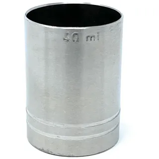DanDiBo Cocktail Shaker Messbecher Edelstahl Barmaß Jigger Dosierer 50 ml 100 ml, Metall silberfarben 0.04 l | 50 cm x 5 cm