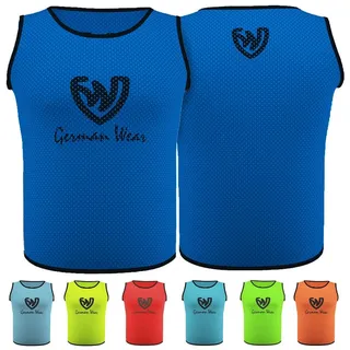 German Wear Trainingsleibchen GWLB01 GermanWear Leibchen Trainingsleibchen blau Senior (L)