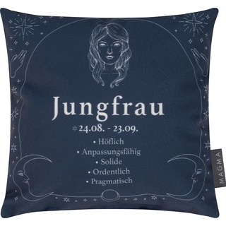 HTI-Living, Dekokissen, Dekokissen Sternzeichen Jungfrau (25 x 25 cm)
