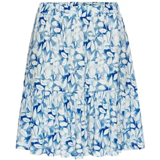 vivance by lascana Minirock Damen Bedruckt Blau 40