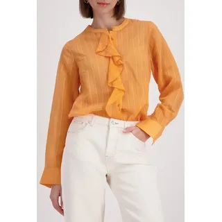 Monari Rüschenbluse mit Volants orange XXL (44)