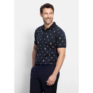 Olymp Casual Wirk blau M