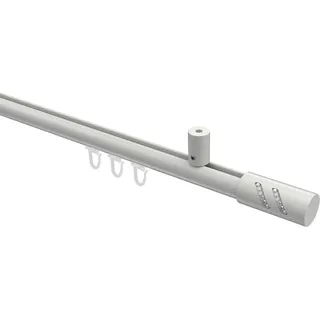 Interdeco Innenlaufgarnitur 1-läufig Ø 20 mm 200 cm Weiß