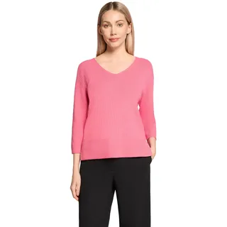 Betty Barclay Strickpullover mit V-Ausschnitt Rosa L