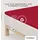 Baumwolle 140 x 200 - 160 x 220 cm red deep